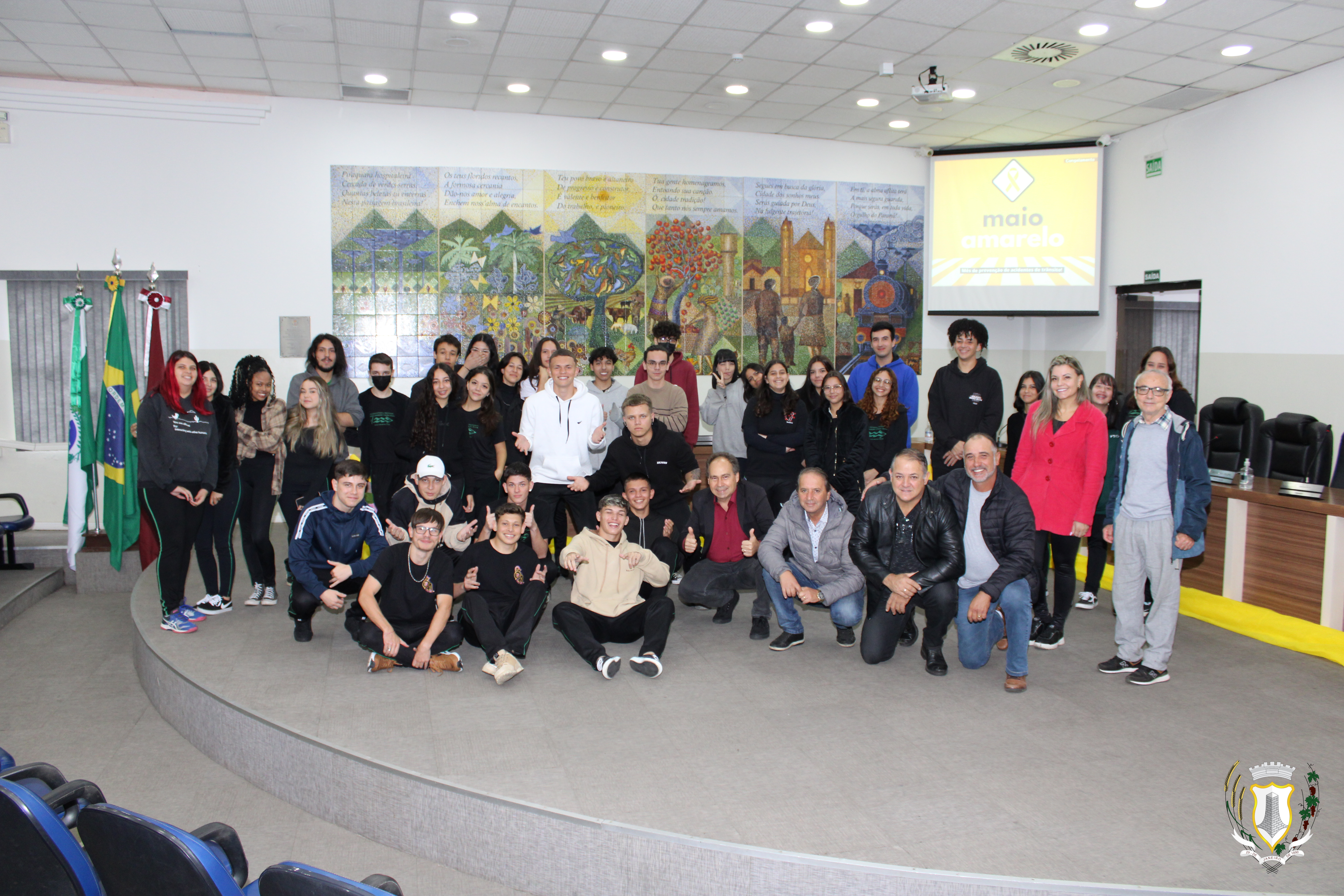 Visita - Alunos do Colégio Estadual Mário Brandão Teixeira Braga